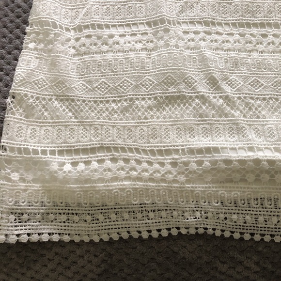 Ivory Crotchet Dress - Picture 3 of 4